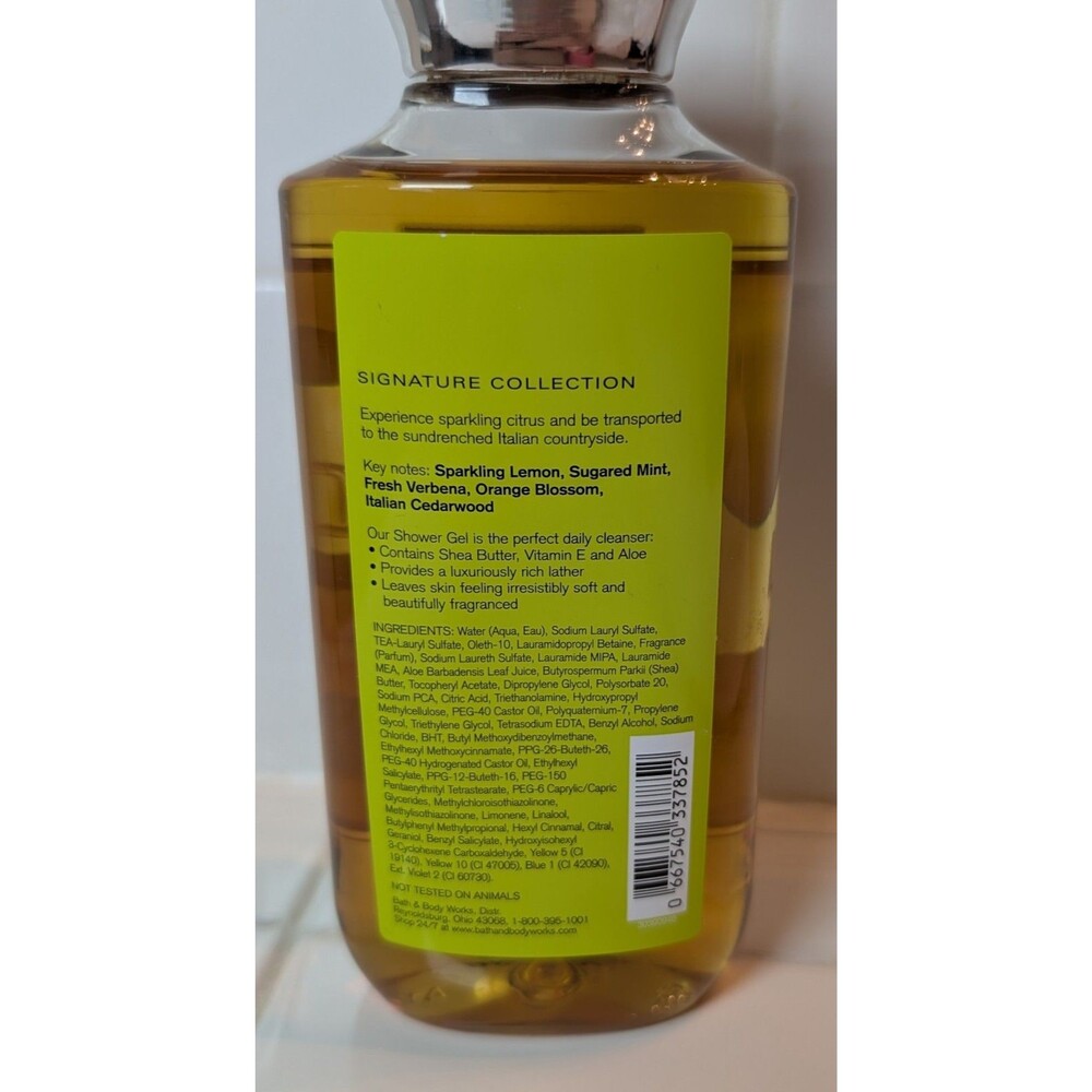 RARE Bath & Body Works Sparkling Limoncello Shower Gel 10oz - NEW & RETIRED - Picture 2 of 4